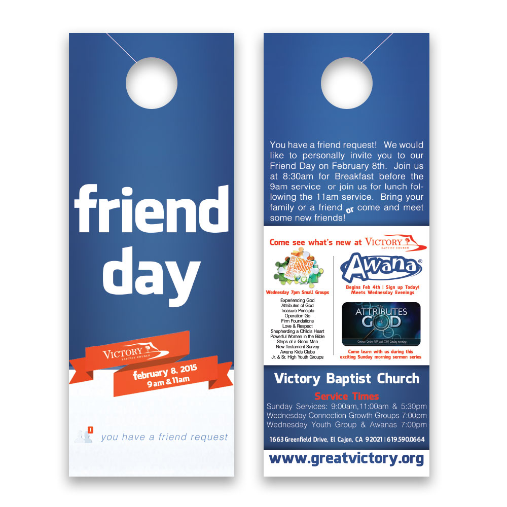 Door Hangers and Rack Cards Printing So Cal Graphics San Diego